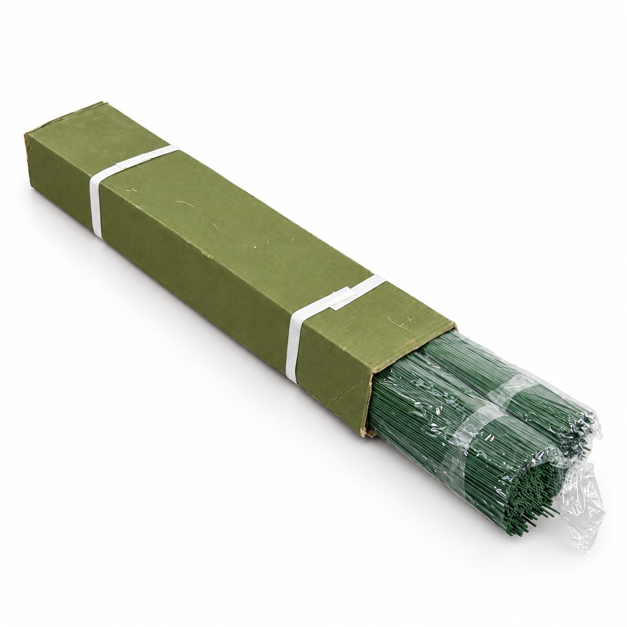 Flory. Filo Per Fiori Laccato Verde 2x35 -5kg