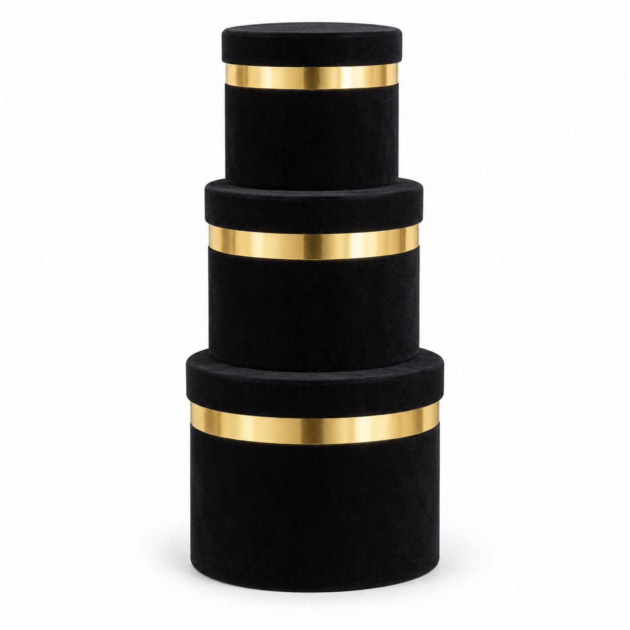 Box. Velvet Tris Nero