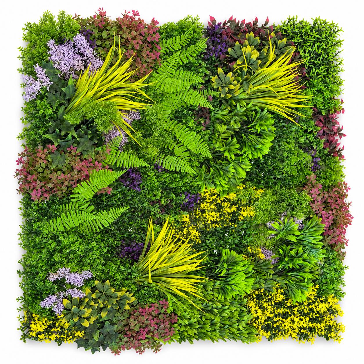 Art. Tappeto Erbe 100x100cm Green Mix