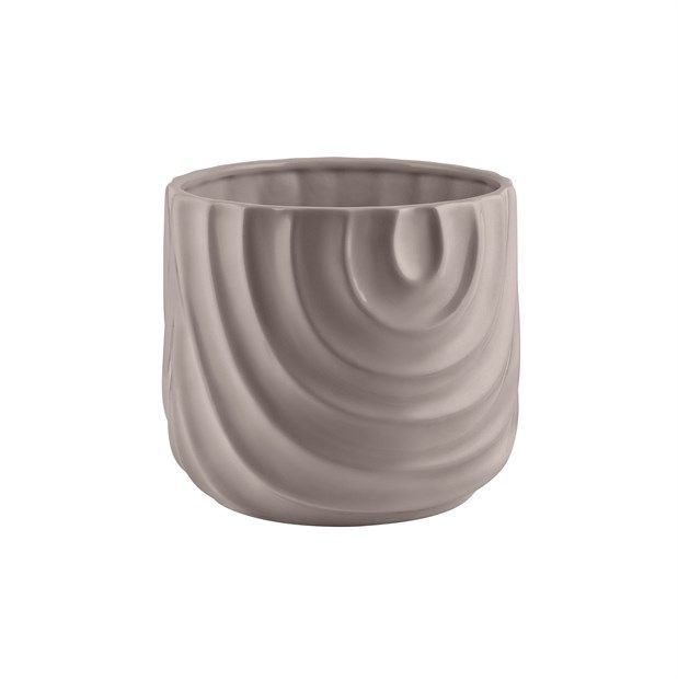 Vasi Ceramica. Caspò Tortora H.13 D.13cm