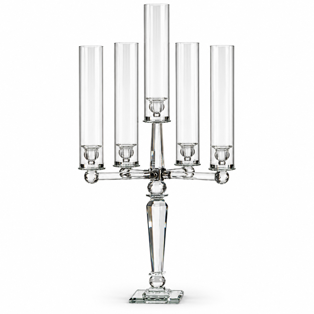 Wedd. Candelabro 5 Fiamme D.45 H.90cm