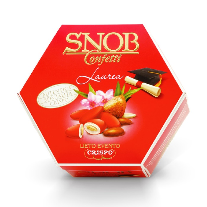 Wedd. Confetti Snob Lieto Evento Rossi - 500g