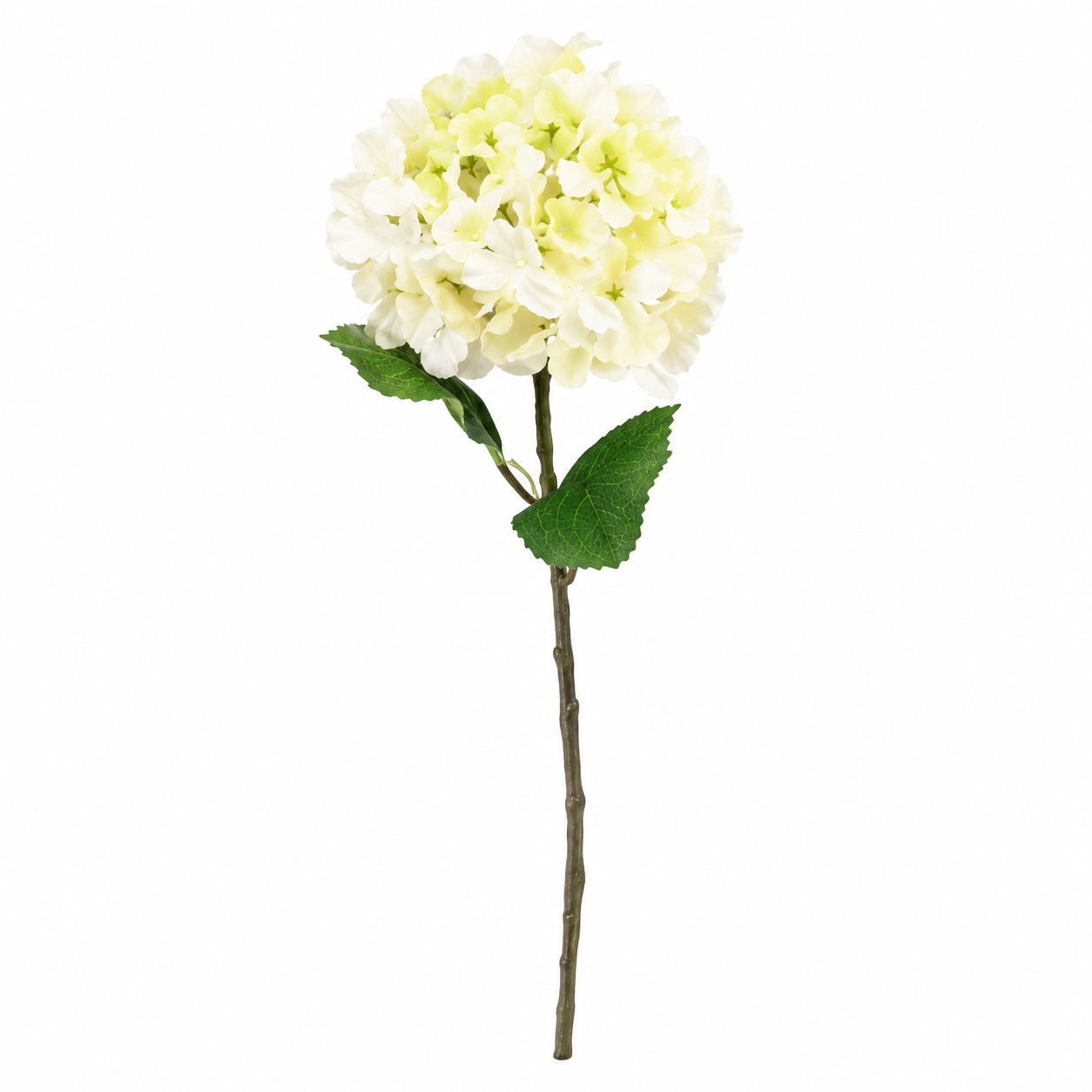 Art. Ramo Hydrangea Stem 55cm - White