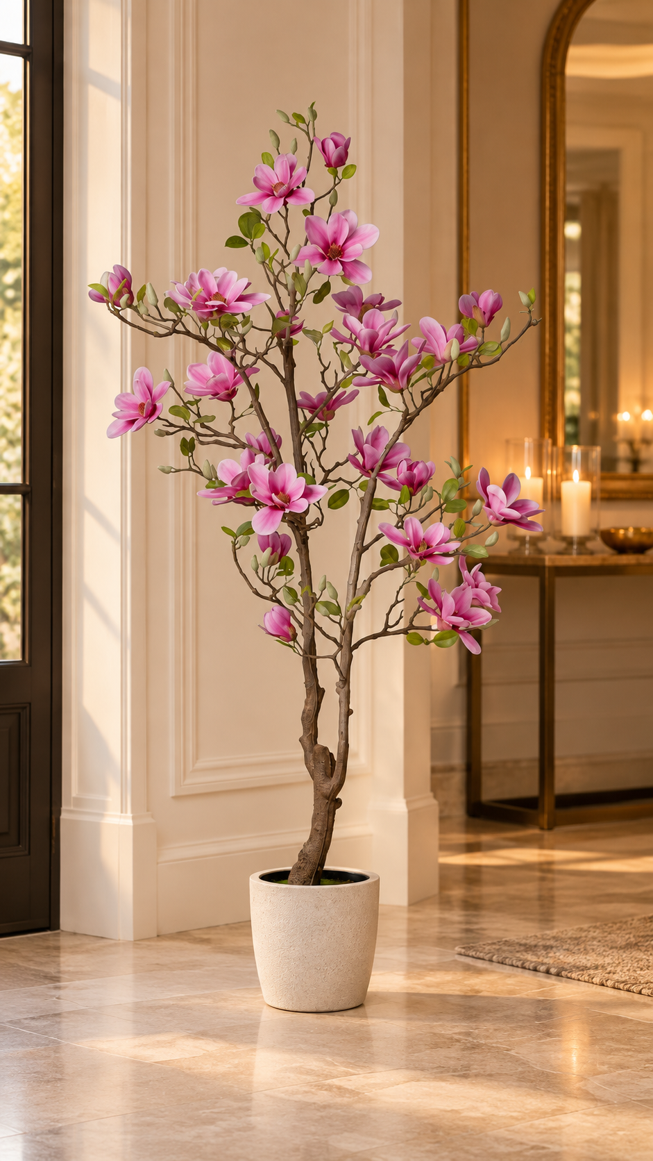 Art. Pianta Magnolia 150cm 27fiori Hot Pink