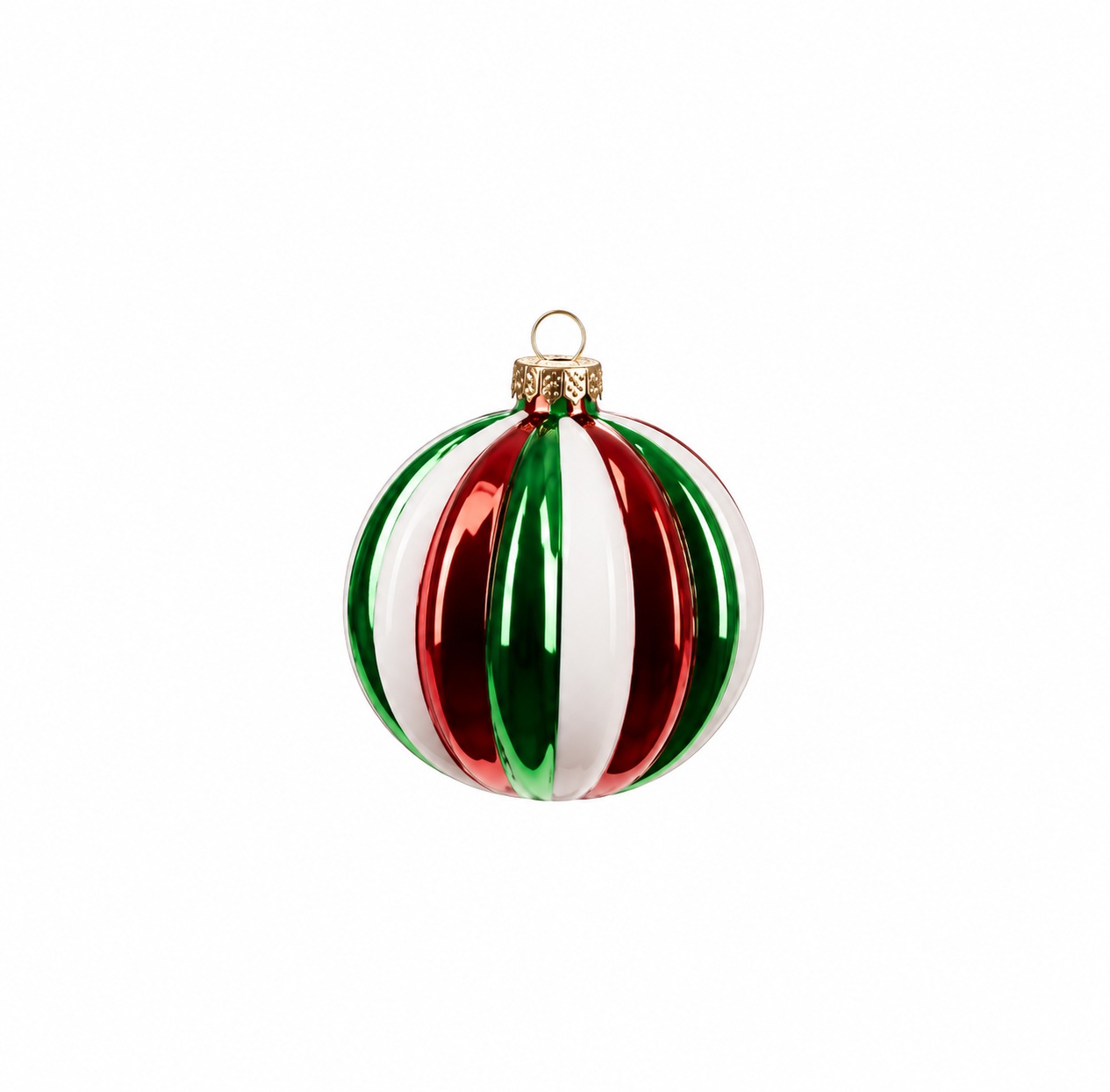 Xmas. Box 2 Sfere Vetro Circus 12cm