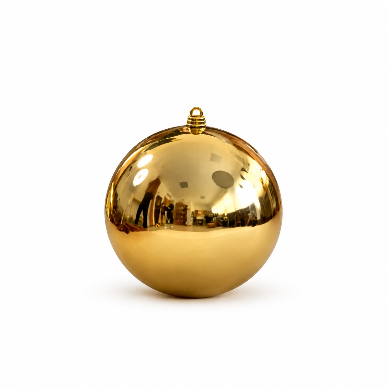 Xmas. Box Sfera Lucida 40cm - Oro