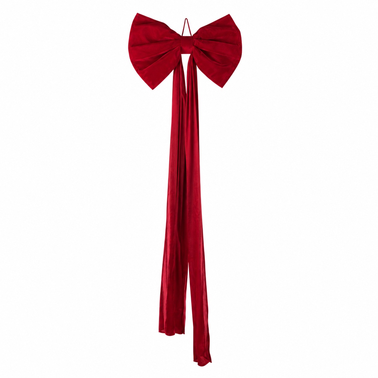 Xmas. Fiocco Velluto 80xh220cm - Bordeaux