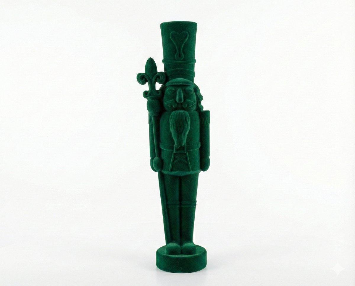 Xmas. Schiaccianoci In Velluto 78cm - Verde