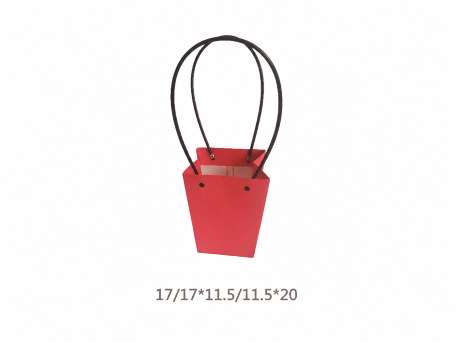 Buste. Flower Bag Red Color