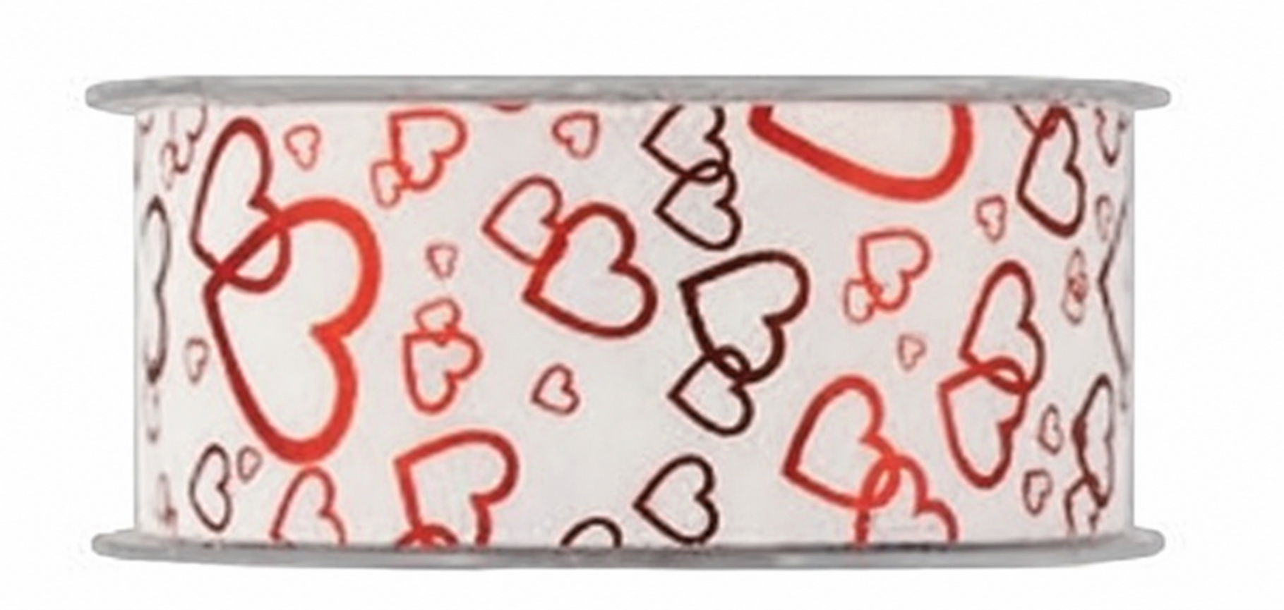 Nastri. Velluto Cuori Metal Mm40x10mt (03)