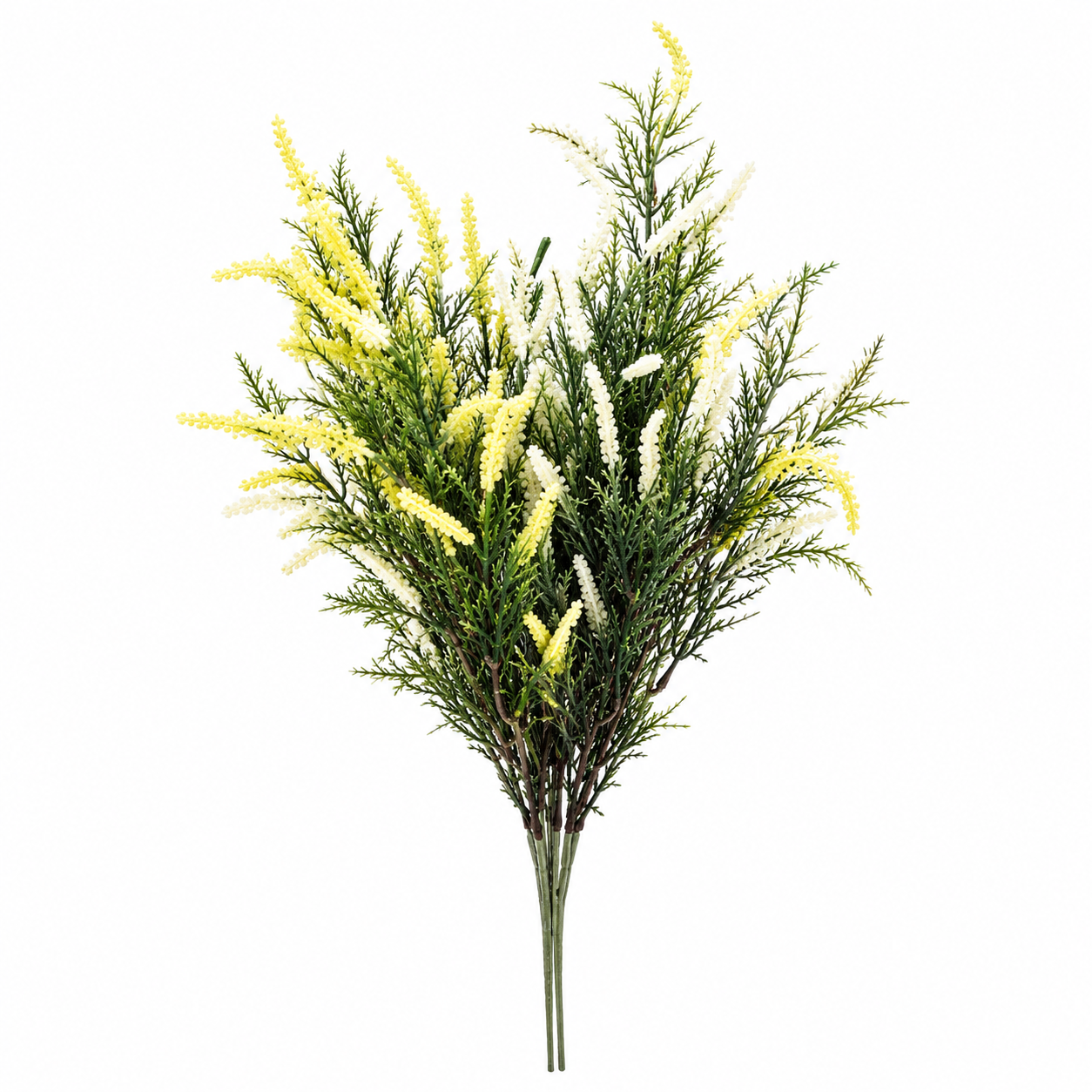 Art. Mazzo Veronica Bush X6 66cm- Yellow White