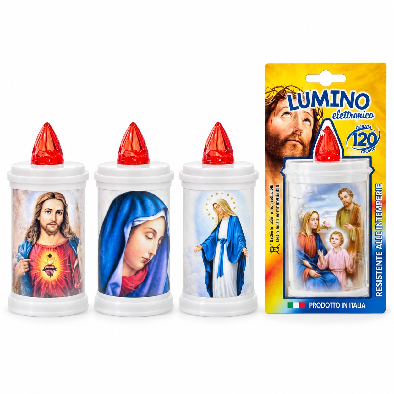 Candele. Lumino Elettrico 120 Giorni - Bianco